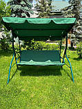 Садові гойдалки, Гойдалки для дітей і дорослих на майданчик, Зручні садові гойдалки для дачі, Вуличні гойдалки, фото 10