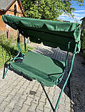 Садові гойдалки, Гойдалки для дітей і дорослих на майданчик, Зручні садові гойдалки для дачі, Вуличні гойдалки, фото 6
