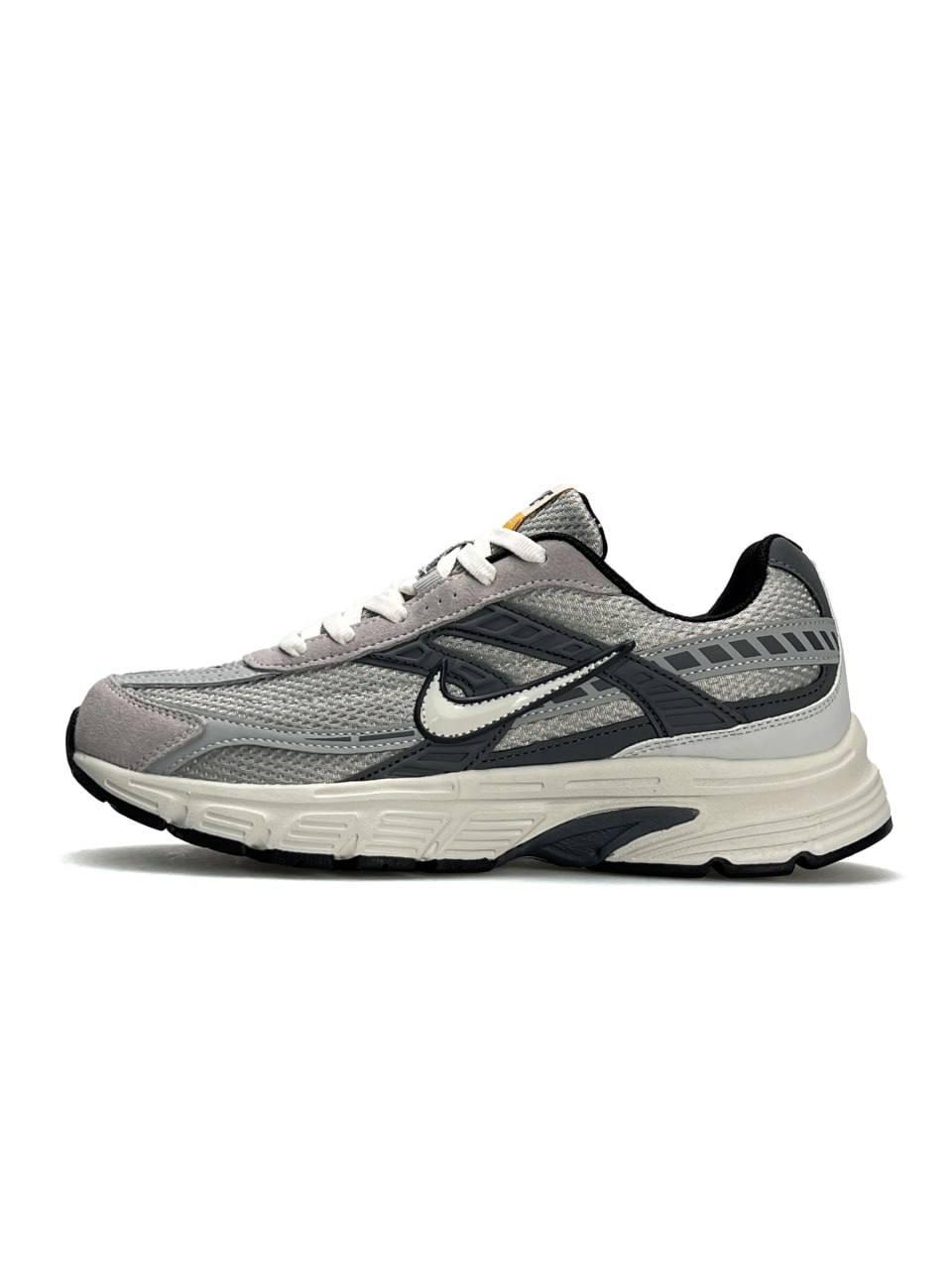 Чоловічі кросівки Nike Initiator M Light Grey, кеди Найк шкіра замша текстиль сірі. Чоловіче взуття весна осінь