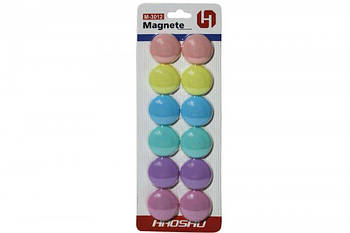 Магніти пастельних квітів, d=3см, 12шт 13171(3012) G-Rich