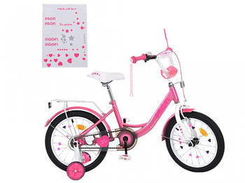 Дитячий велосипед "PRINCESS" рожево-білий MB16041-1 G-Rich