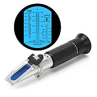 Рефрактер АТС Antifreez 4 в 1. Автомобільний рефрактомометр для антифризу й електроліту
