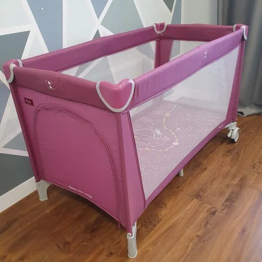 Манеж дитячий прямокутний Carrello Piccolo (Каррелло Пікколо) CRL-11503/1 Orchid Purple (фіолетовий колір), фото 1
