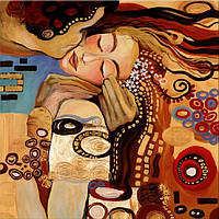 Набор алмазной вышивки (мозаики) "Поцелуй". Художник Gustav Klimt