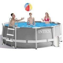 Каркасний басейн Intex 26706-5, 305 x 99 см (3 785 л/год, драбина, тент, підстилка)