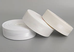 Стрічка репсова з атласом 2,5 см 25 ярд