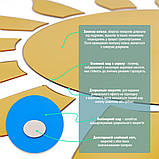 Дзеркальний декор акриловий самоклеючий золото,15шт (D) SW-00002502, фото 2