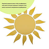 Дзеркальний декор акриловий самоклеючий золото,15шт (D) SW-00002502, фото 5