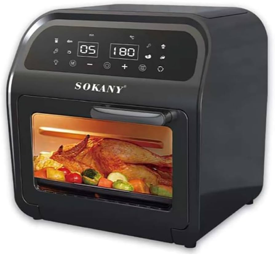 Сенсорна повітряна фритюрниця Sokany SK-ZG-8032 2500 Вт, 16 л, із захистом від перегріву та таймером