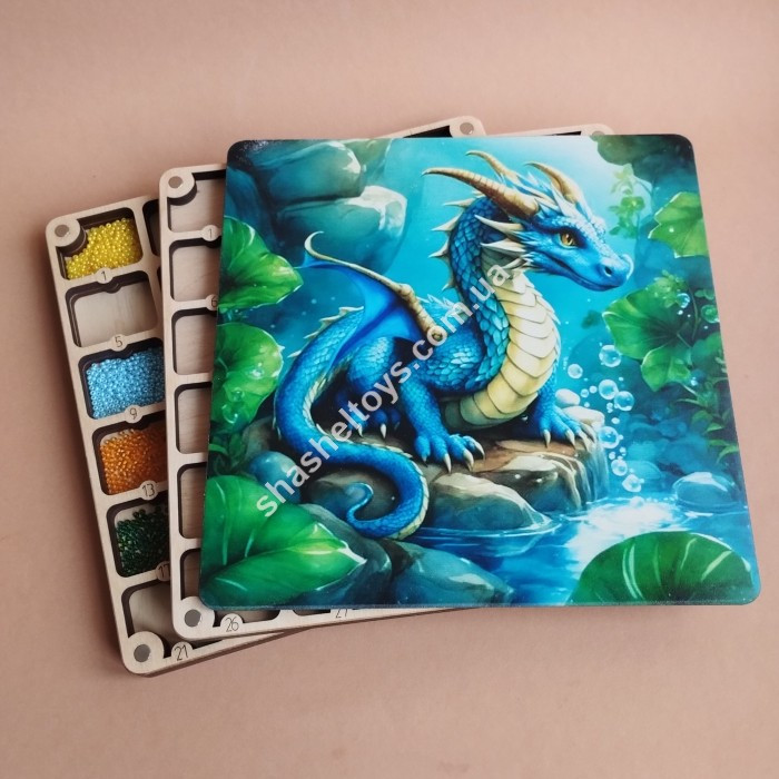 Багатоярусний органайзер для бісеру з кольоровим друком (060497), фото 1