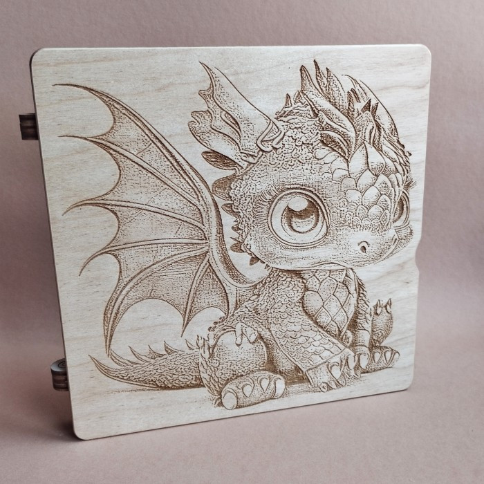 060481к Дерев'яний органайзер для бісеру Книжка на 60 комірок, з двома акриловими кришками всередині, кожна комірка пронумерована, фото 1