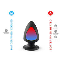 Анальна пробка SilexD (Model 1 size S) двошаровий, силікон + Silexpan, діаметр 5 см