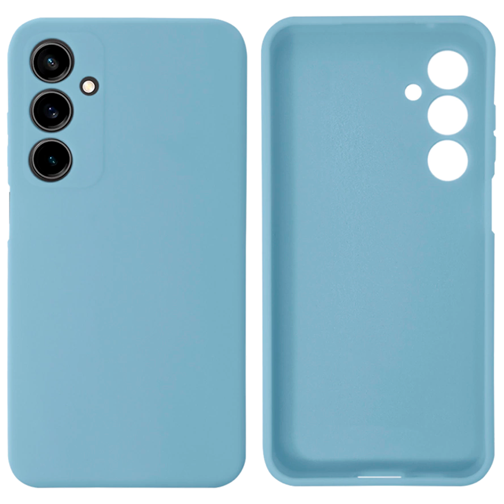 Чохол Silicone case Camera Protective для Samsung M34 (11) блакитний Lilac Cream