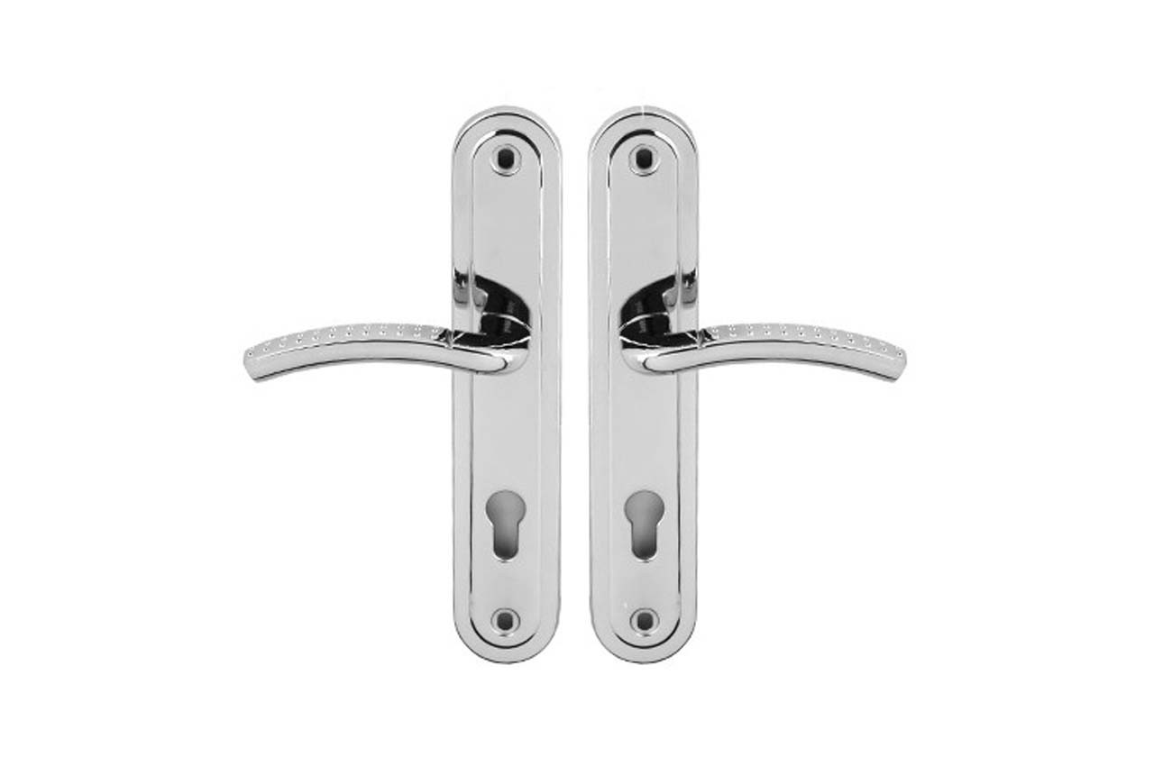 Ручка на планці під циліндр FZB 85мм Sofia ZY-8503L AB