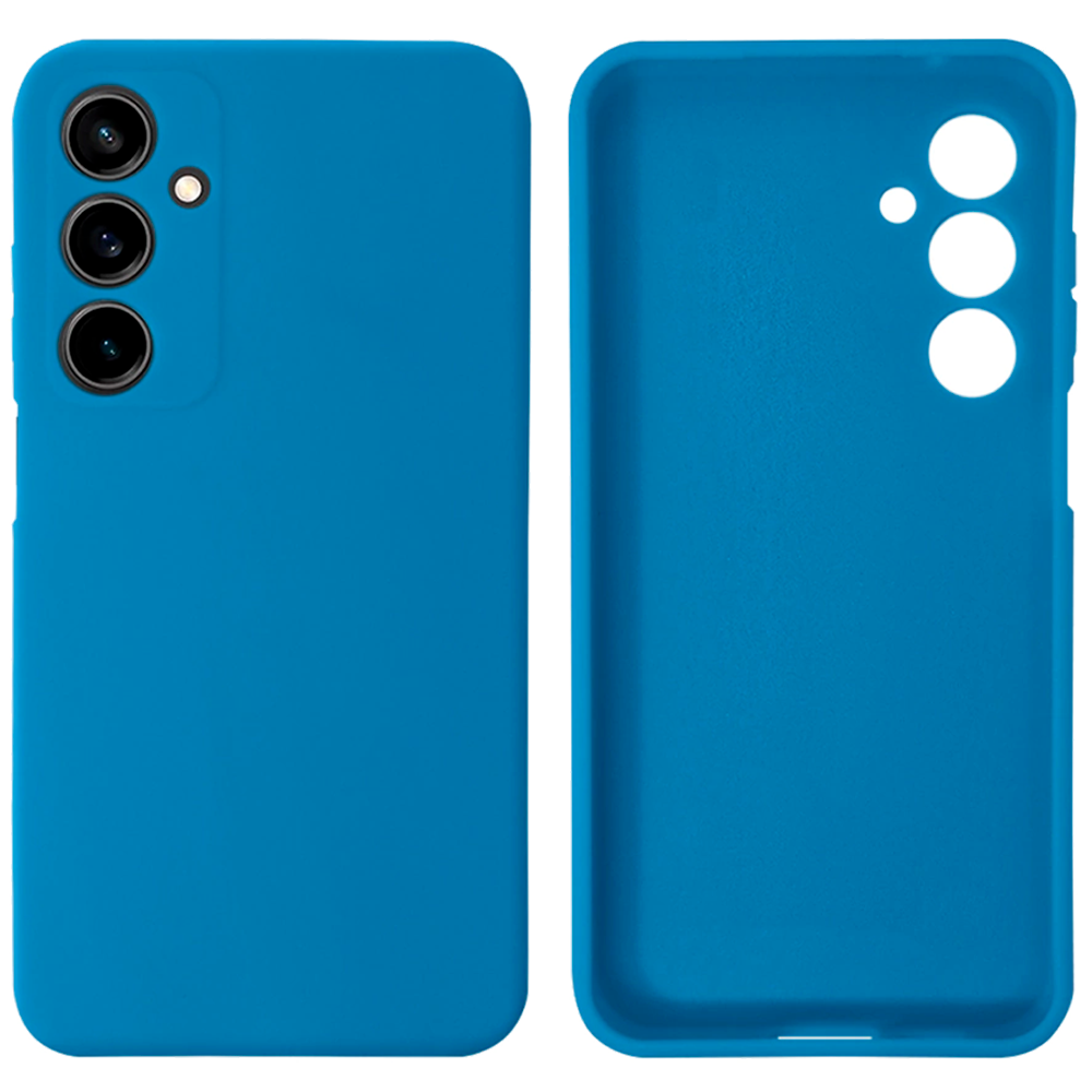 Чохол Silicone case Camera Protective для Samsung M34 (16) синій Blue