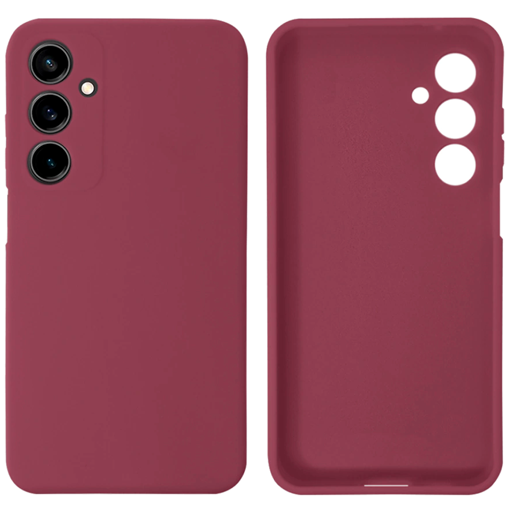 Чохол Silicone case Camera Protective для Samsung M34 (23) марсала Marsala