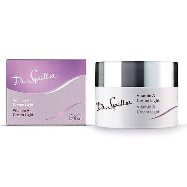 Легкий омолоджуючий крем з вітаміном А Vitamin A Cream Light Dr.Spiller, 50 мл