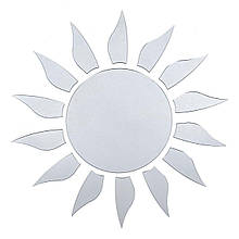 Дзеркальний декор акриловий самоклеючий срібло,15шт (D) SW-00002501