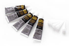 Герметик силіконовий високотемпературний Сила 25г сірий (5шт) (5 шт.)