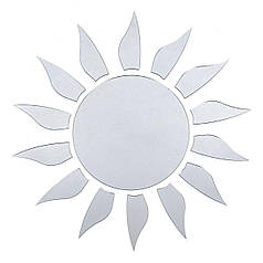 Дзеркальний декор акриловий самоклеючий срібло,15шт (D) SW-00002501