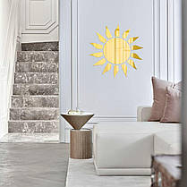 Дзеркальний декор акрилове самоклейне золото, 15 шт (D) SW-00002502, фото 5