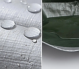 Тент 150 г/м2 Shadow 6 х 8 м тарпауліновий (Чіткий розмір) точна щільність тентів від дощу, фото 4