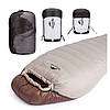 Спальник з натуральним пухом Naturehike Snowbird NH20YD001, p-р L, коричневий 980 г, фото 6