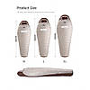 Спальник з натуральним пухом Naturehike Snowbird NH20YD001, p-р L, коричневий 980 г, фото 9