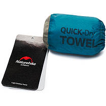 Рушник Naturehike MJ01 Ultralight NH19Y001-J, 80 см х 40 см, смарагдовий, фото 5