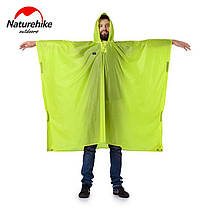 Пончо-дощовик 3 в 1 Naturehike NH17D003-M, 20D, зелений, фото 5