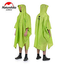 Пончо-дощовик 3 в 1 Naturehike NH17D003-M, 20D, зелений, фото 4
