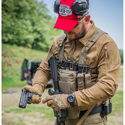 Рукавички тактичні Helikon-Tex Range Tactical Gloves - Coyote / Adaptive Green A, розмір XL, фото 3