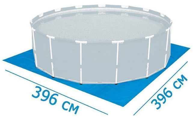 Килимок для басейну Bestway 58002 — 396 x 396 см