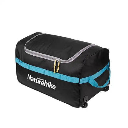 Сумка-баул для кемпінгу Naturehike 110 л NH18X027-L, 110 л чорна, фото 1