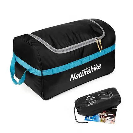Сумка-баул для кемпінгу Naturehike 110 л NH18X027-L, 110 л чорна, фото 3