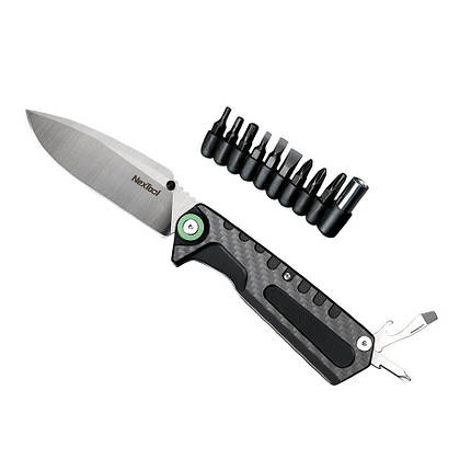 Багатофункціональний ніж Xiaomi NexTool 3 в 1 NE20021 Black (6945064210863), фото 1