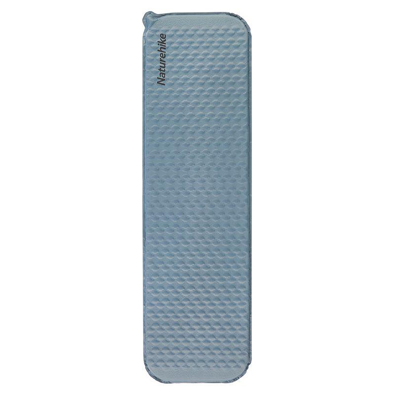 Матрац туристичний надувний одномісний  Naturehike CNK2300DZ013, 185x55x3.5 см, блакитний, прямокутний