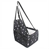 Автокрісло для собак дрібних і середніх порід car Dogs Seat чорний (GS-176773), фото 3