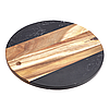Дошка обробна Kamille KM-10083 кругла 25х25х1.2 см, фото 3