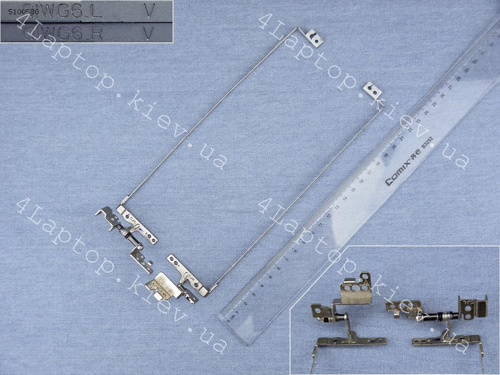 Петлі для Lenovo Ideapad G580 G585 (Verison 1), пара, ліва +права, фото 1