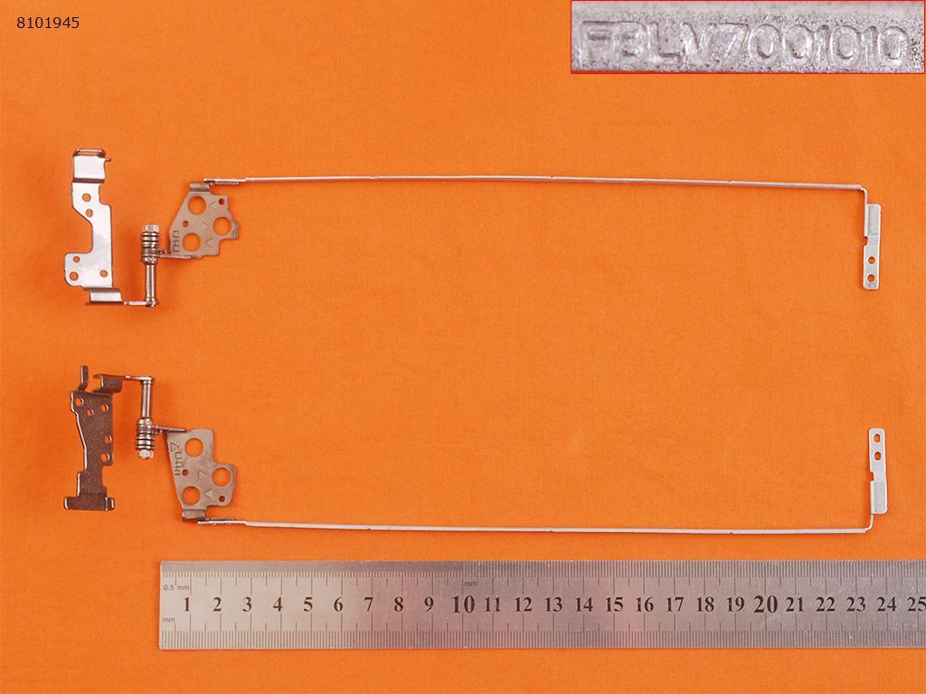 Петлі для Lenovo IdeaPad V310 V310-15ISK FBLV7004010 FBLV7001010, пара, ліва +права, фото 1