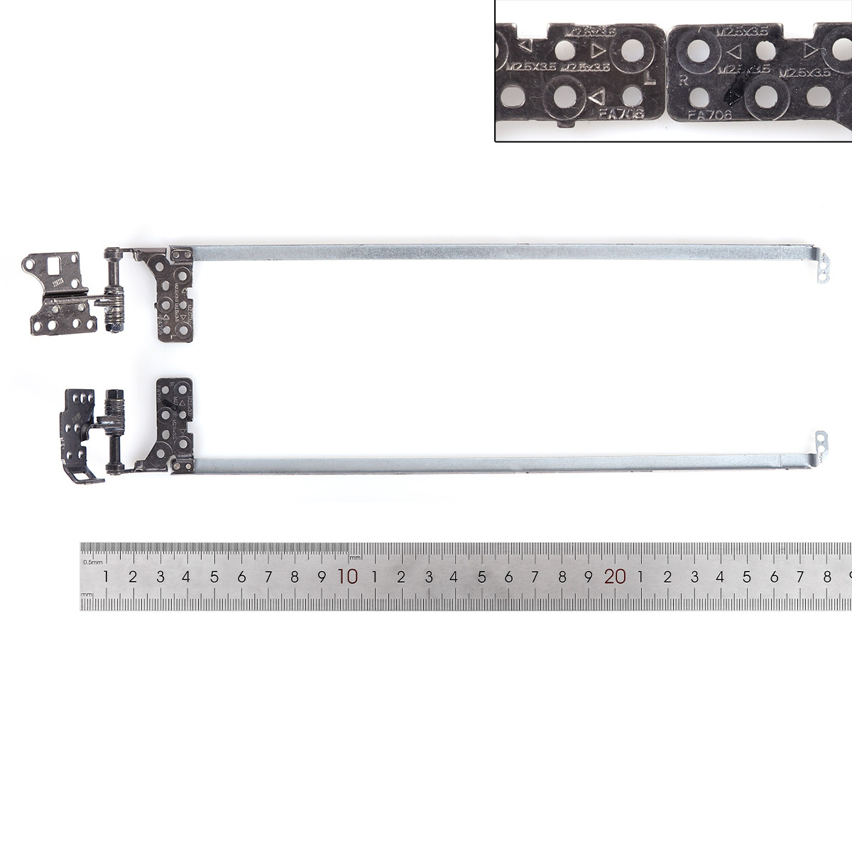 Петлі для Asus FA706 FX706 FX766 TUF706 TUF766 series, (пара, ліва +права), фото 1