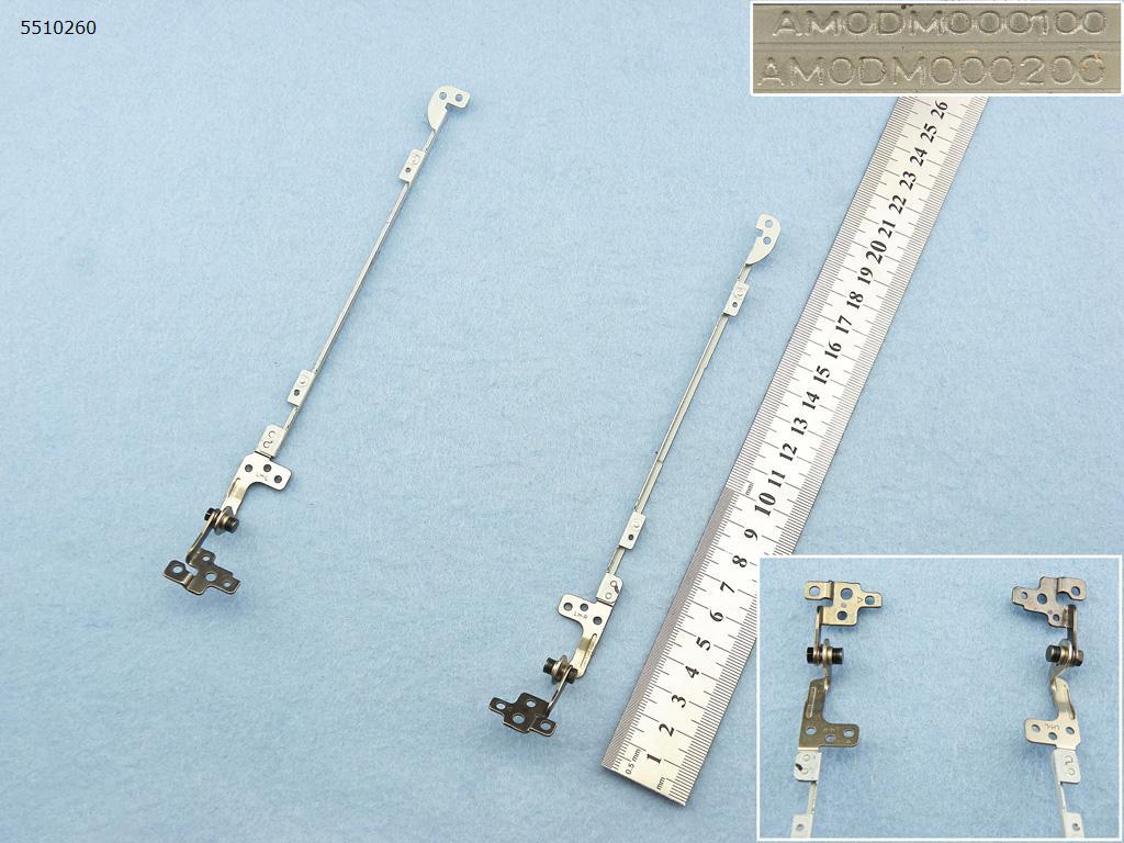 Петлі для Acer Aspire One D260, AM0DM000100, AM0DM000200, пара, ліва +права, фото 1