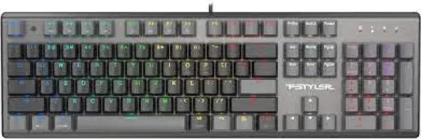 Клавіатура A4Tech FS100 Stone Black (ENG/UKR/RU), фото 1