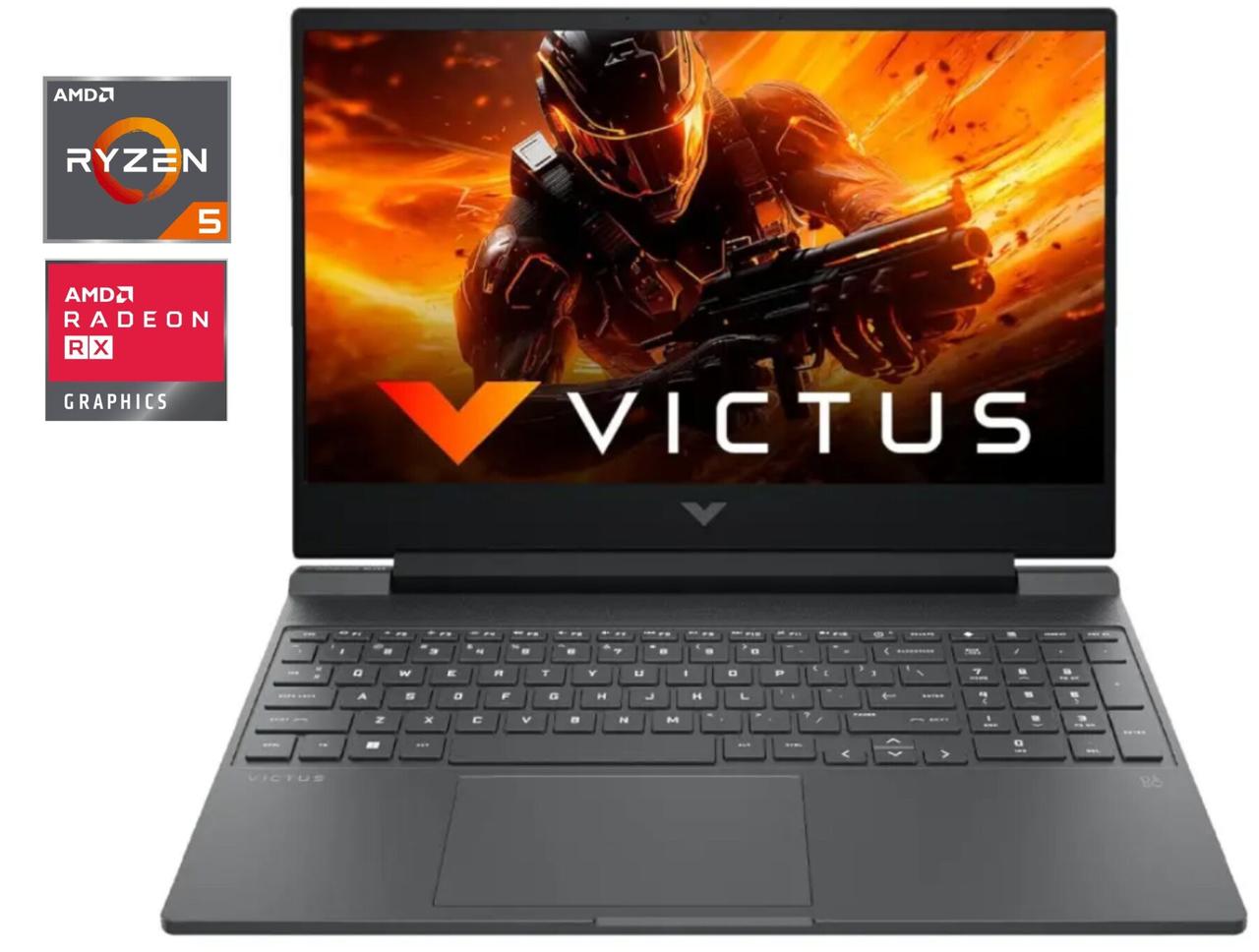 Ігровий ноутбук HP Victus 15-fb2063dx/ 15.6" 1920x1080/ Ryzen 5 7535HS/ 8GB RAM/ 512GB SSD/ Radeon RX 6550M 4GB