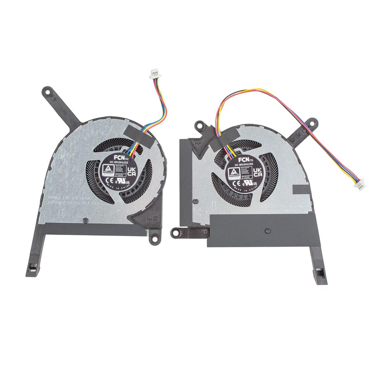 Вентилятори для Asus FA507R FA707R FX507Z FX707Z TUF507R TUF707R, (5V CPU+GPU,13NR09M0T01011, 13NR09M0T03011, Original), фото 1
