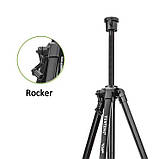 Штатив телескопічний фото та відео камер 152 см Yunteng VCT-6680, фото 10