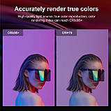 Лампа відеосвітло 17 см RGB циліндрична магнітна Puluz PU4138, фото 6