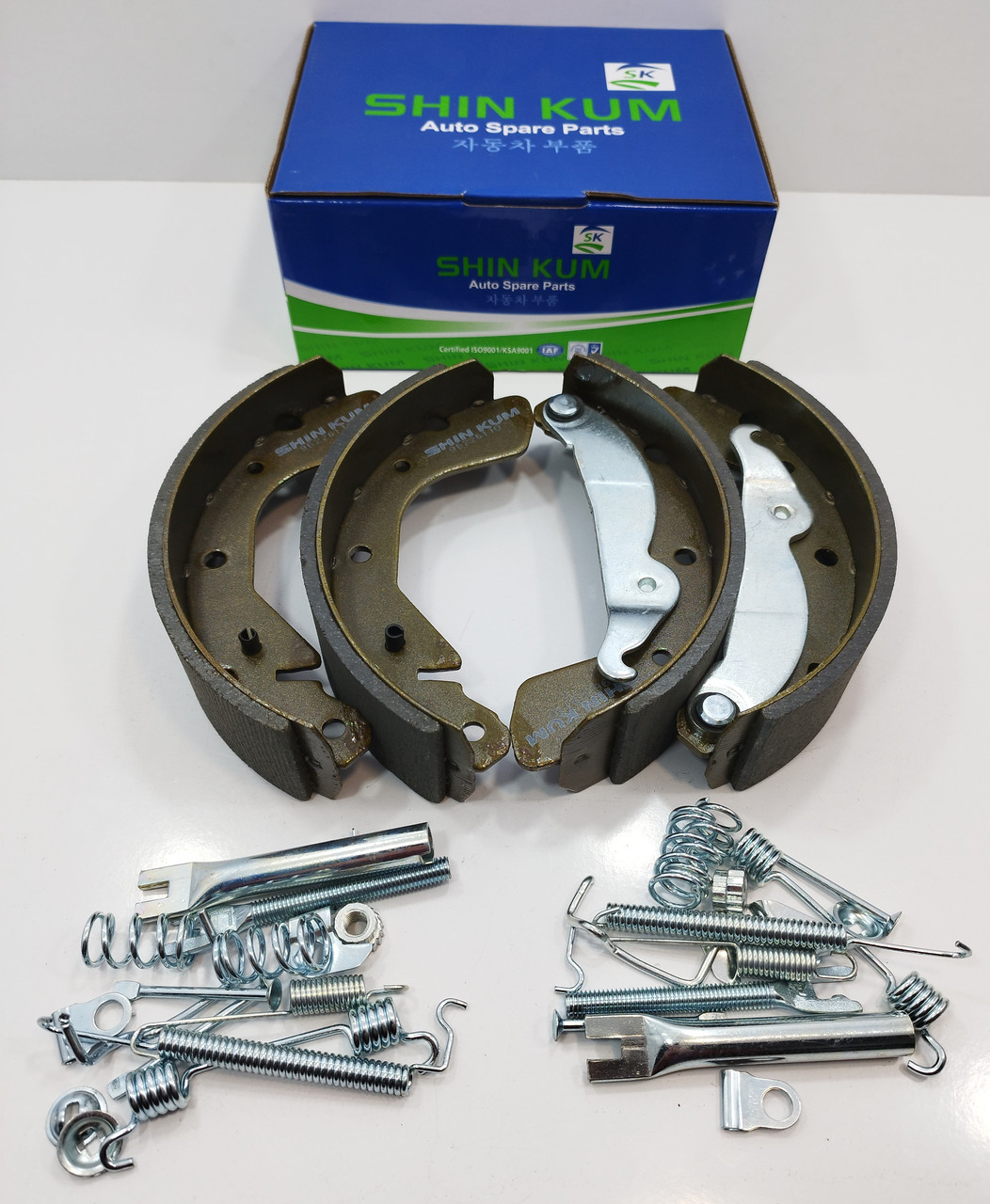 Колодки тормозные задние Ланос , Сенс ,Нексия (к-т 4шт+ ремкомплекти) SHIN KUM Корея, фото 1
