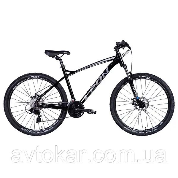 Велосипед алюміній 27.5" Leon XC 100 AM DD рама-19" чорний із сірим 2024 ORG
